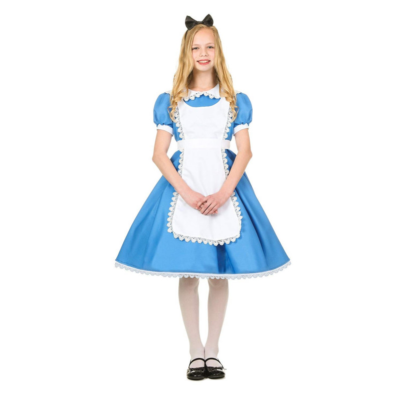 roupa da alice no pais das maravilhas infantil