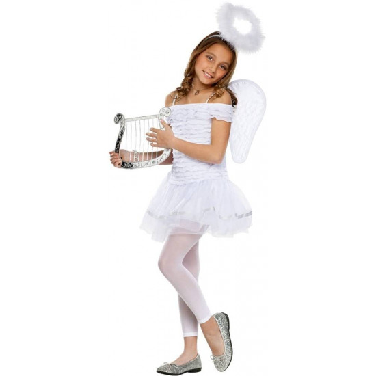 Fantasia Anjo Infantil Luxo Clássica Fantasia Anjo Infantil Luxo Clássica