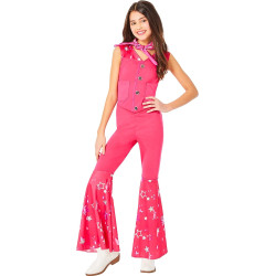 Fantasia Barbie Conjunto Pink Filme Infantil Clássico