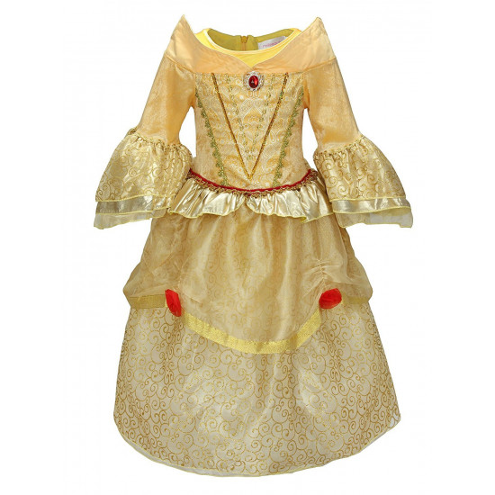 Fantasia Bela da Bela e a Fera Infantil Elite Fantasia Bela da Bela e a Fera Infantil Elite