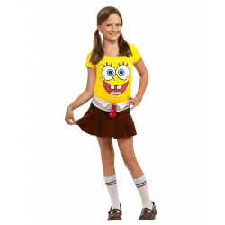 Fantasia Bob Esponja Infantil Luxo Menina