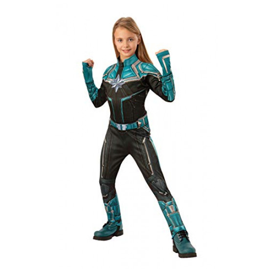 Fantasia Capitã Marvel Kree infantil Luxo