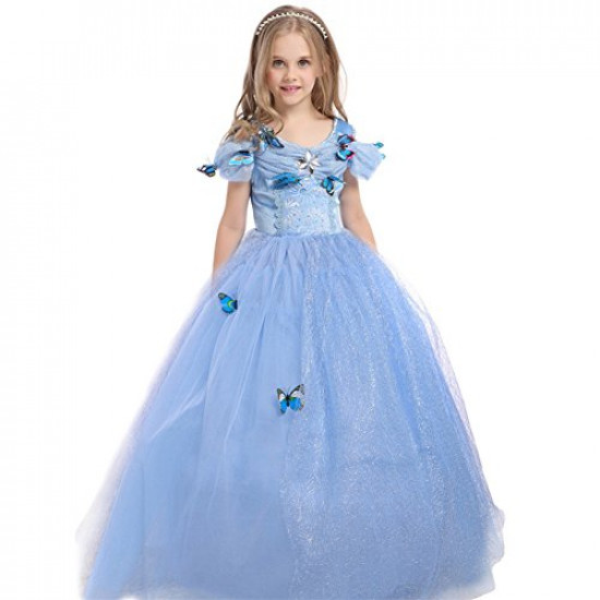 Fantasia Cinderela Infantil Borboletas Fantasia Cinderela Infantil Borboletas