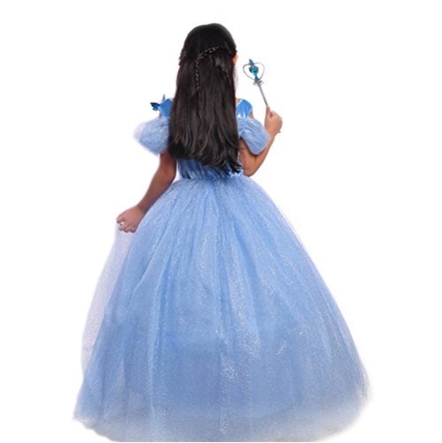 Fantasia Cinderela Infantil Borboletas