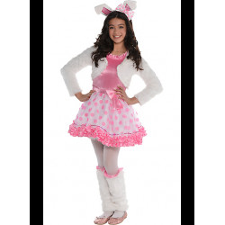 Fantasia Coelho para Meninas Luxo