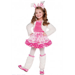 Fantasia Coelho para Meninas Luxo