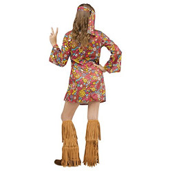 Fantasia de Hippie Paz e Amor Infantil