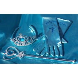 Fantasia Elsa Infantil Luxo Uma Aventura Congelante