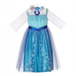 Fantasia Elsa Uma Aventura Congelante Infantil Luxo