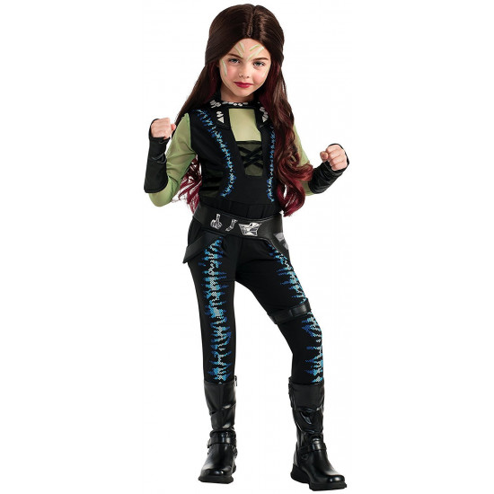 Fantasia Gamora Guardiões da Galáxia 2 Infantil