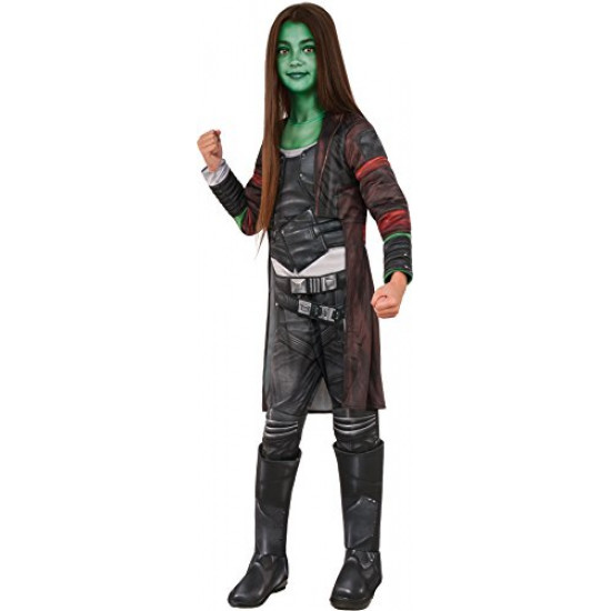 Fantasia Gamora Guardiões da Galáxia 2 Infantil Luxo