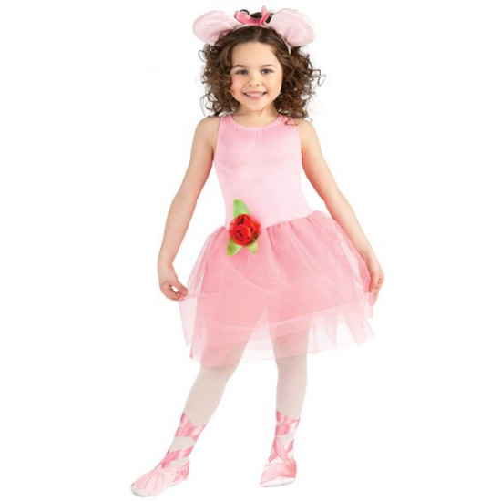 Fantasia Infantil Angelina Bailarina Luxo