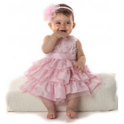 Fantasia Infantil Bailarina Rosette com Flores