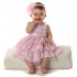 Fantasia Infantil Bailarina Rosette com Flores