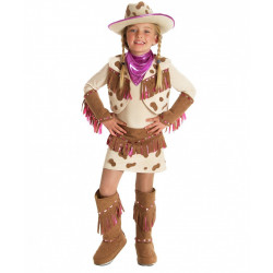 Fantasia Infantil Cowboy Cowgirl Pink Country