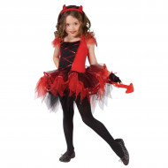 Fantasia Infantil Diabinha Capetinha Bailarina