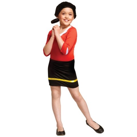 Fantasia Infantil Feminina Olívia Palito Popeye Fantasia Infantil Feminina Olívia Palito Popeye