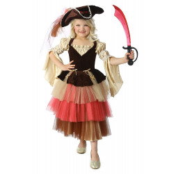 Fantasia Infantil Pirata Luxo Colorido