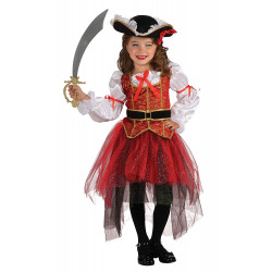 Fantasia Infantil Pirata Luxo Princesa dos Mares