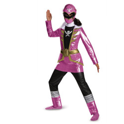Fantasia Infantil Power Rangers Rosa