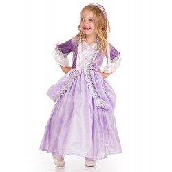 Fantasia Infantil Rapunzel Enrolados Lilás Clássico