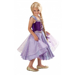 Fantasia Infantil Rapunzel Enrolados Luxo Disney
