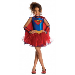 Fantasia Infantil Super Girl Tutu Luxo