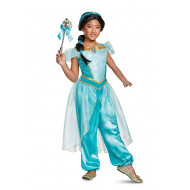 Fantasia Jasmine Luxo Infantil Clássica
