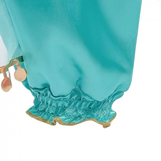Fantasia Jasmine Luxo Infantil Clássica Luxo Fantasia Jasmine Luxo Infantil Clássica Luxo