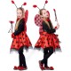 Fantasia Joaninha Infantil Luxo Bailarina