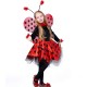 Fantasia Joaninha Infantil Luxo Bailarina