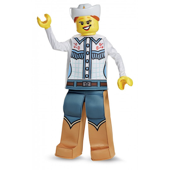 Fantasia Lego Cowgirl Menina Infantil