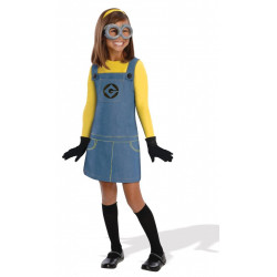 Fantasia Minion Dave Meu Malvado Favorito Infantil Garota