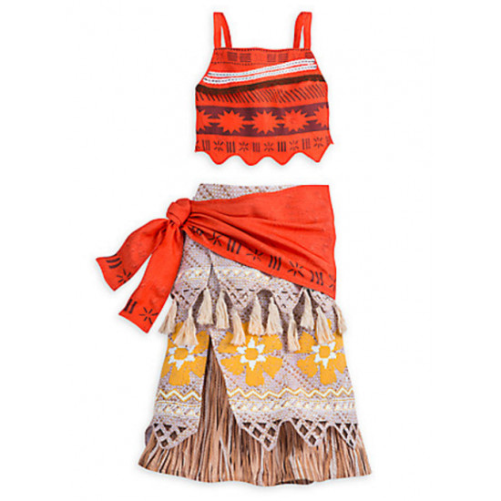 Fantasia Moana Infantil Luxo