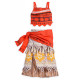 Fantasia Moana Infantil Luxo