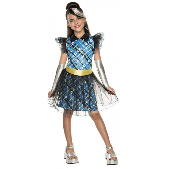 Fantasia Monster High Frankie Stein Infantil Fantasia Monster High Frankie Stein Infantil