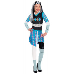 Fantasia Monster High Frankie Stein Infantil Sofisticada