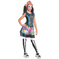 Fantasia Monster High Skelita Calaveras Infantil
