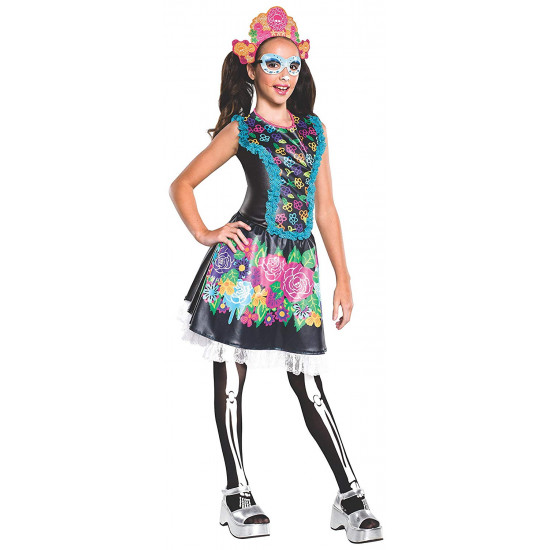 Fantasia Monster High Skelita Calaveras Infantil