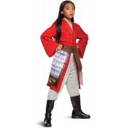 Fantasia Mulan Brilhante Clássica Infantil Super Luxo