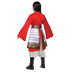 Fantasia Mulan Brilhante Clássica Infantil Super Luxo