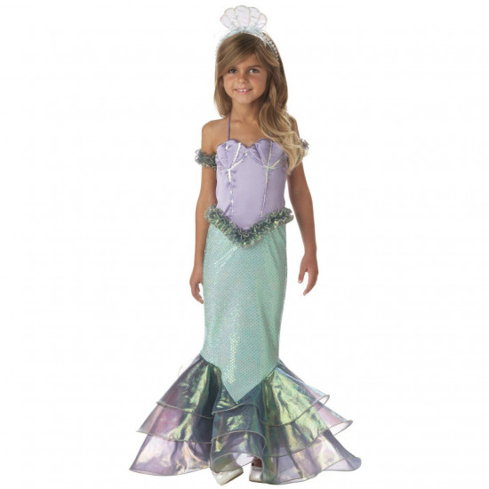 Fantasia Pequena Sereia Ariel Infantil Clássica Fantasia Pequena Sereia Ariel Infantil Clássica