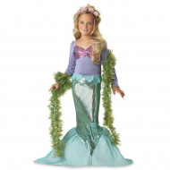 Fantasia Pequena Sereia Ariel Prestige Infantil