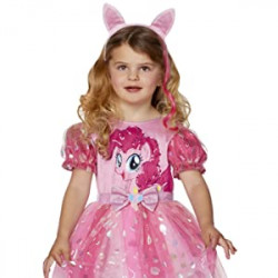 Fantasia Pink Pie My Little Pony Infantil Clássica Luxo