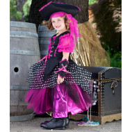 Fantasia Pirata Pink Infantil