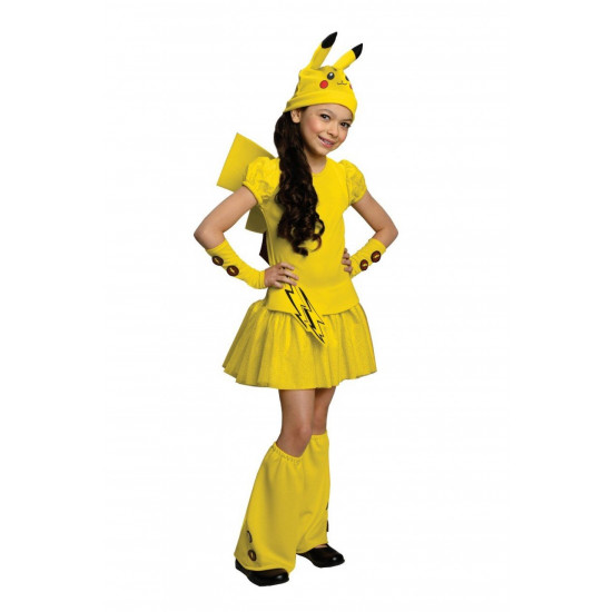 Fantasia Pokemon Pikachu Infantil Garota