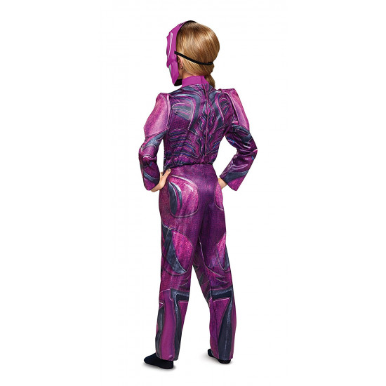 Fantasia Power Rangers Rosa Filme Músculos Infantil Fantasia Power Rangers Rosa Filme Músculos Infantil