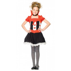 Fantasia Rainha de Copas Infantil Luxo
