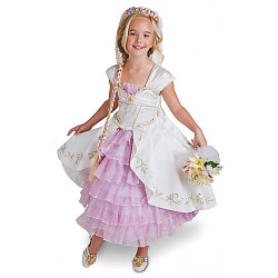 Fantasia Rapunzel de Noiva Infantil Edição Limitada