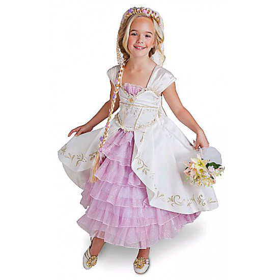 Fantasia Rapunzel de Noiva Infantil Edição Limitada Fantasia Rapunzel de Noiva Infantil Edição Limitada
